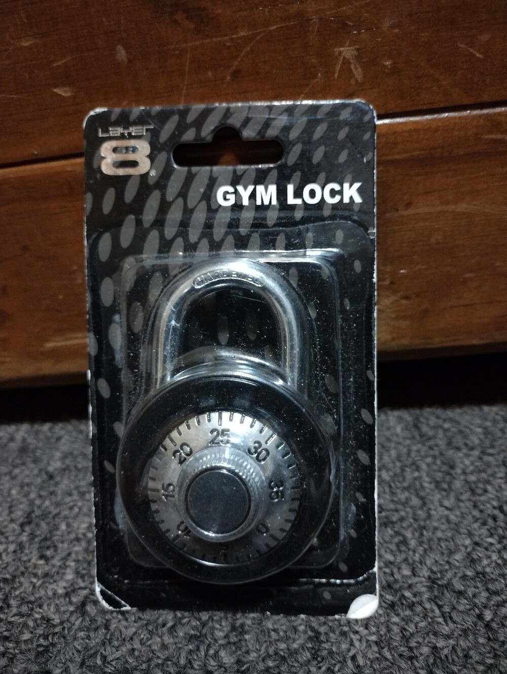 Layer 8 Black Gym Dial Lock